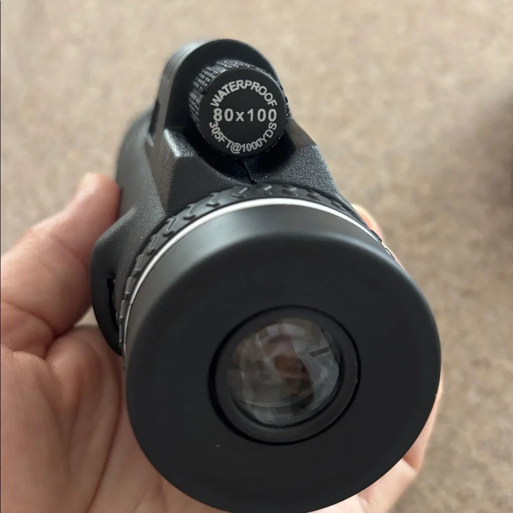 Universal Black Monocular Telescope with Tripod NWOT